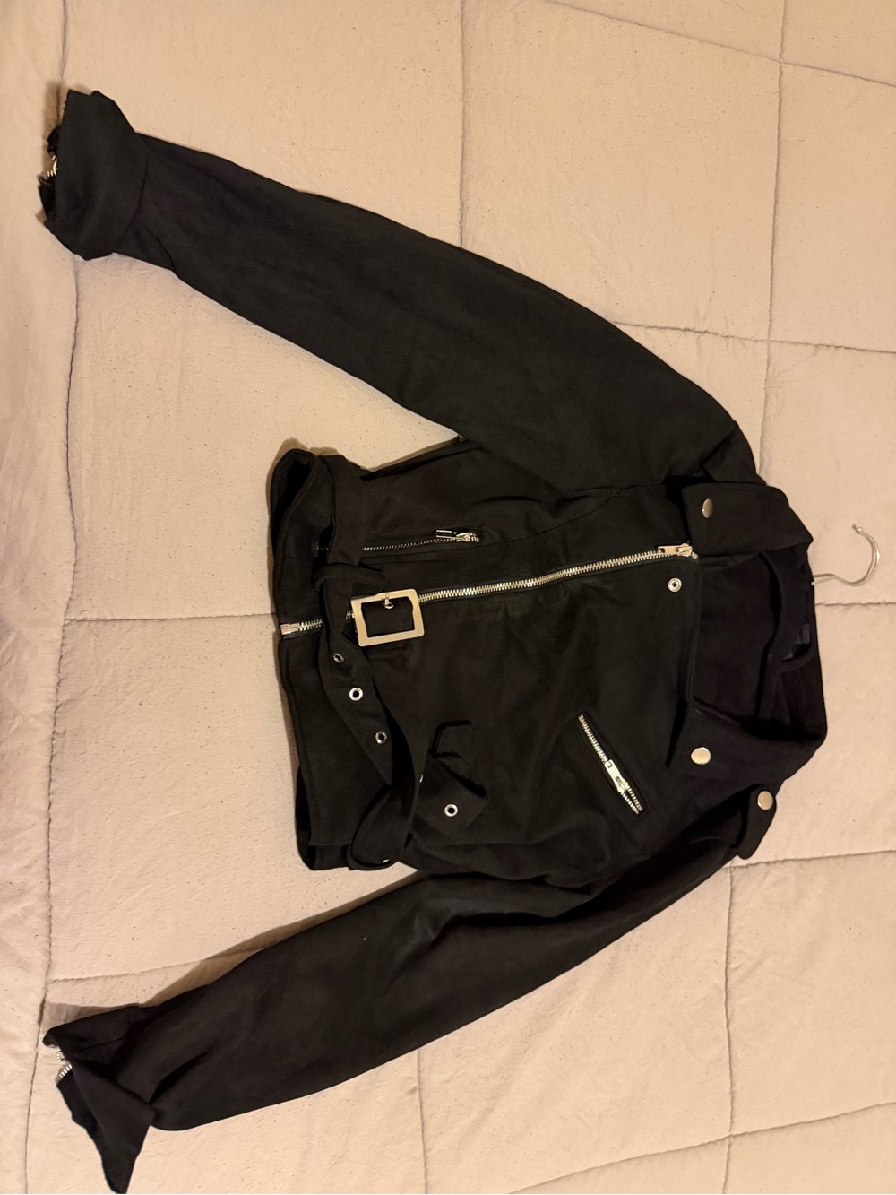 Windsor Black Moto-Style Jacket